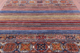 Khorjin Persian Gabbeh Handmade Wool Rug - 8' 0" X 9' 10" - Golden Nile