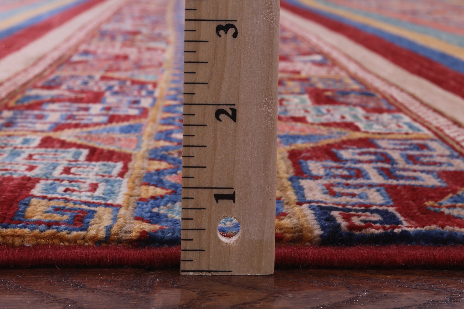 Khorjin Persian Gabbeh Hand Knotted Wool Rug - 6' 7" X 8' 9" - Golden Nile