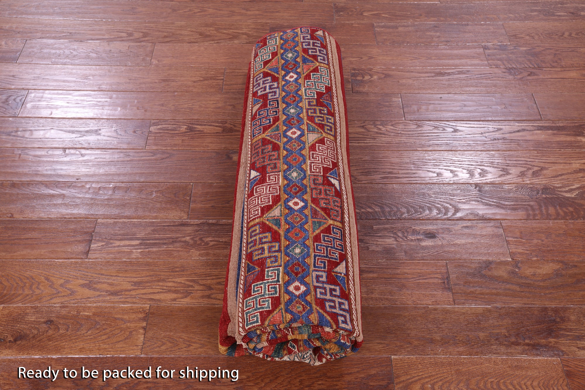 Khorjin Persian Gabbeh Hand Knotted Wool Rug - 6' 7" X 8' 9" - Golden Nile