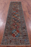 Turkmen Ersari Hand Knotted Wool Runner Rug - 2' 7" X 10' 1" - Golden Nile