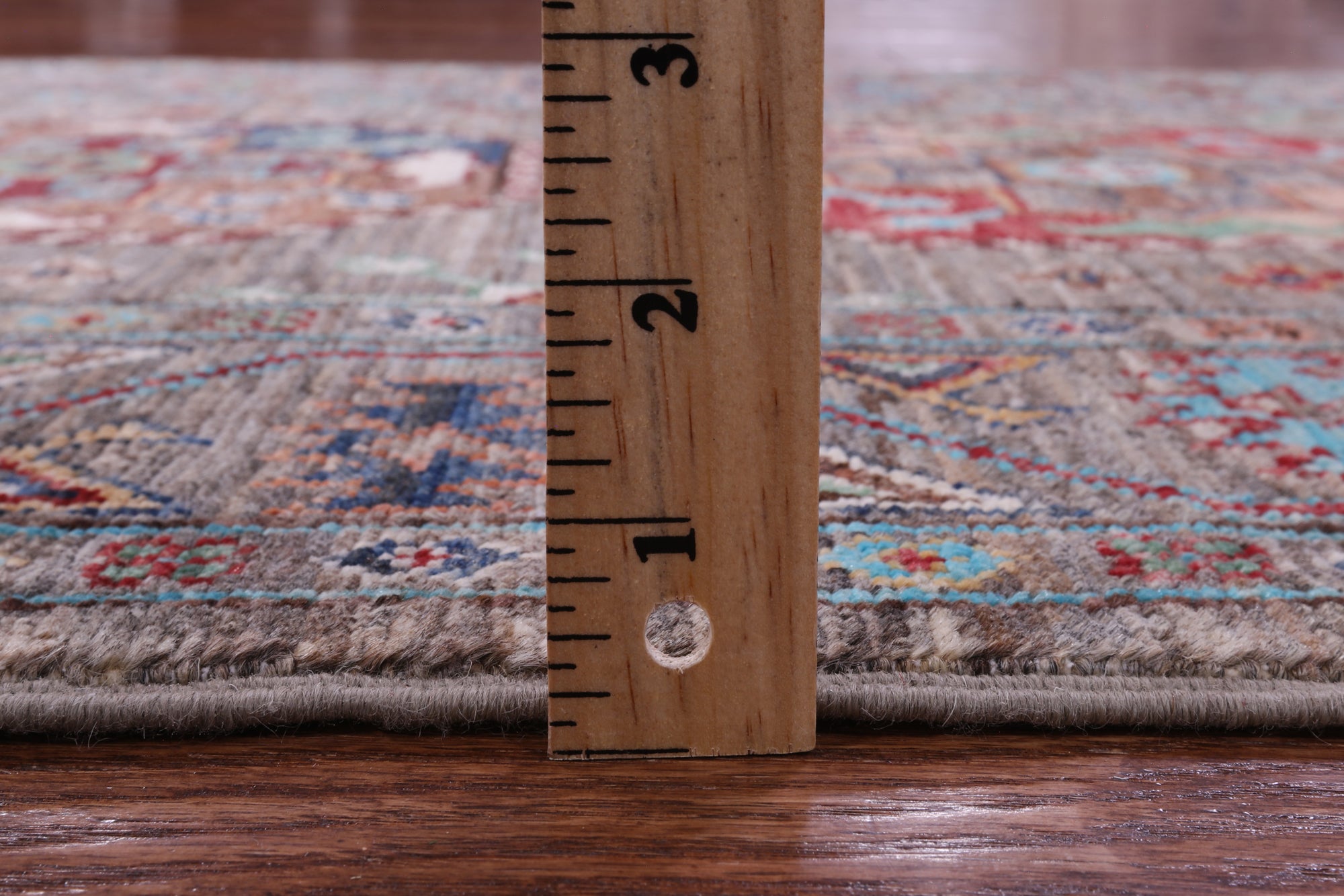 Turkmen Ersari Hand Knotted Wool Runner Rug - 2' 7" X 10' 1" - Golden Nile