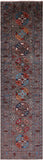 Turkmen Ersari Hand Knotted Wool Runner Rug - 2' 7" X 10' 1" - Golden Nile