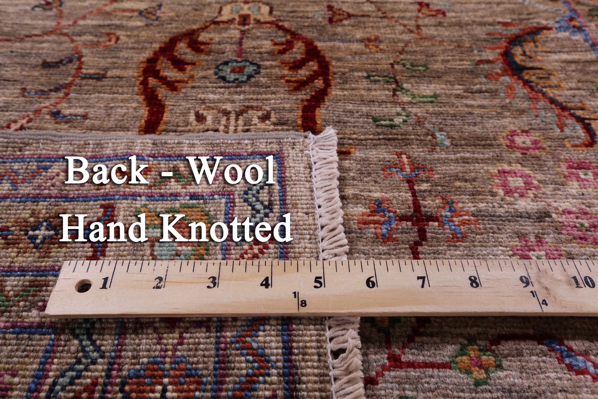 Peshawar Handmade Wool Runner Rug - 2' 8" X 8' 6" - Golden Nile