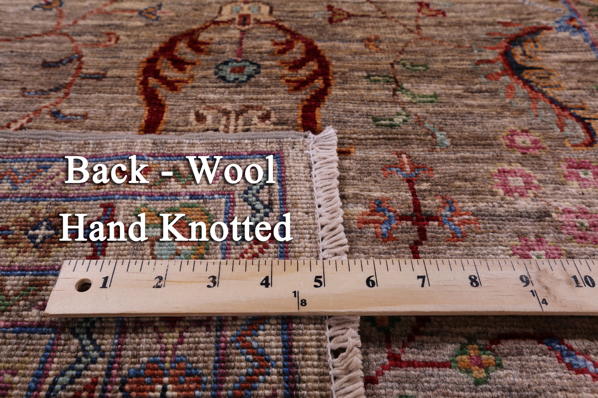 Peshawar Handmade Wool Runner Rug - 2' 8" X 8' 6" - Golden Nile