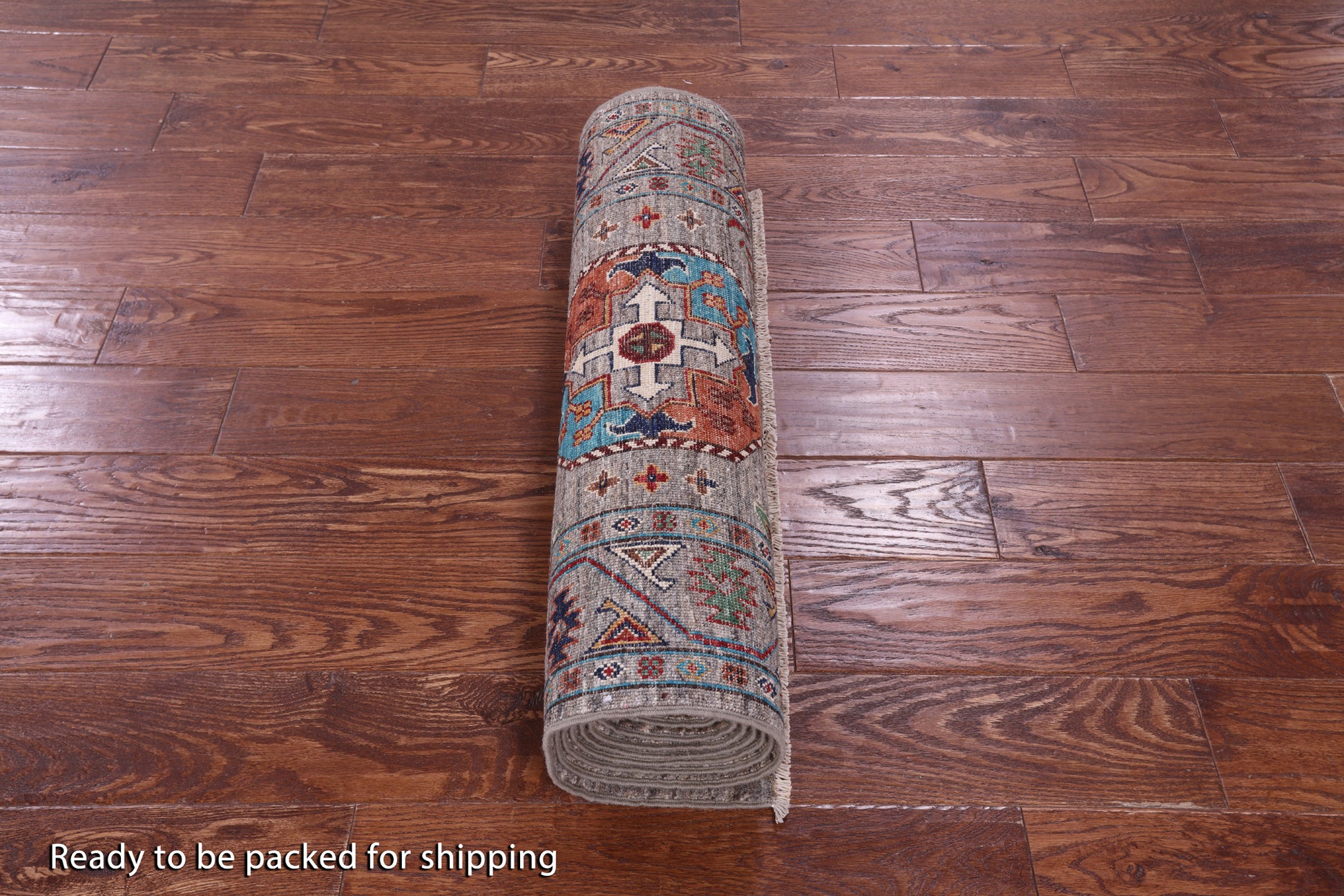 Turkmen Ersari Handmade Wool Runner Rug - 2' 8" X 10' 1" - Golden Nile