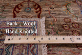 Peshawar Hand Knotted Wool Runner Rug - 2' 8" X 8' 6" - Golden Nile
