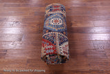 Blue Persian Fine Serapi Hand Knotted Wool Rug - 5' 10" X 8' 7" - Golden Nile