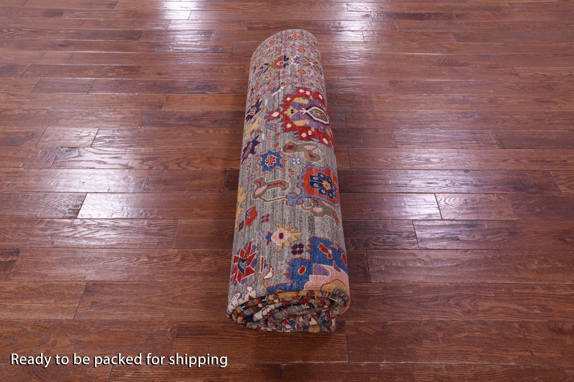 Persian Fine Serapi Hand Knotted Wool Rug - 8' 11" X 12' 0" - Golden Nile