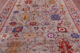 Persian Fine Serapi Hand Knotted Wool Rug - 8' 1" X 9' 8" - Golden Nile