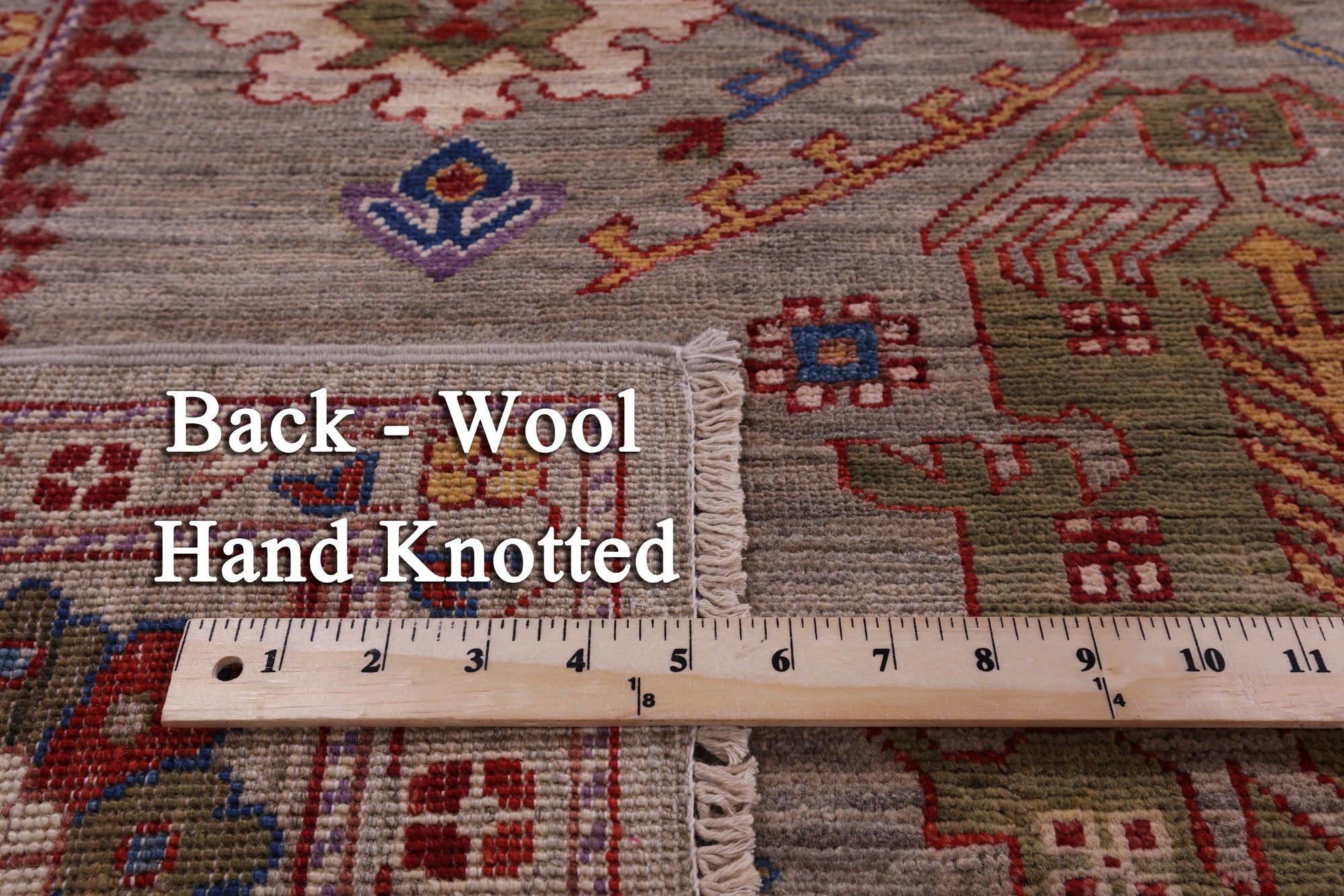 Persian Fine Serapi Hand Knotted Wool Rug - 8' 1" X 9' 8" - Golden Nile