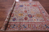 Persian Fine Serapi Hand Knotted Wool Rug - 8' 1" X 9' 8" - Golden Nile