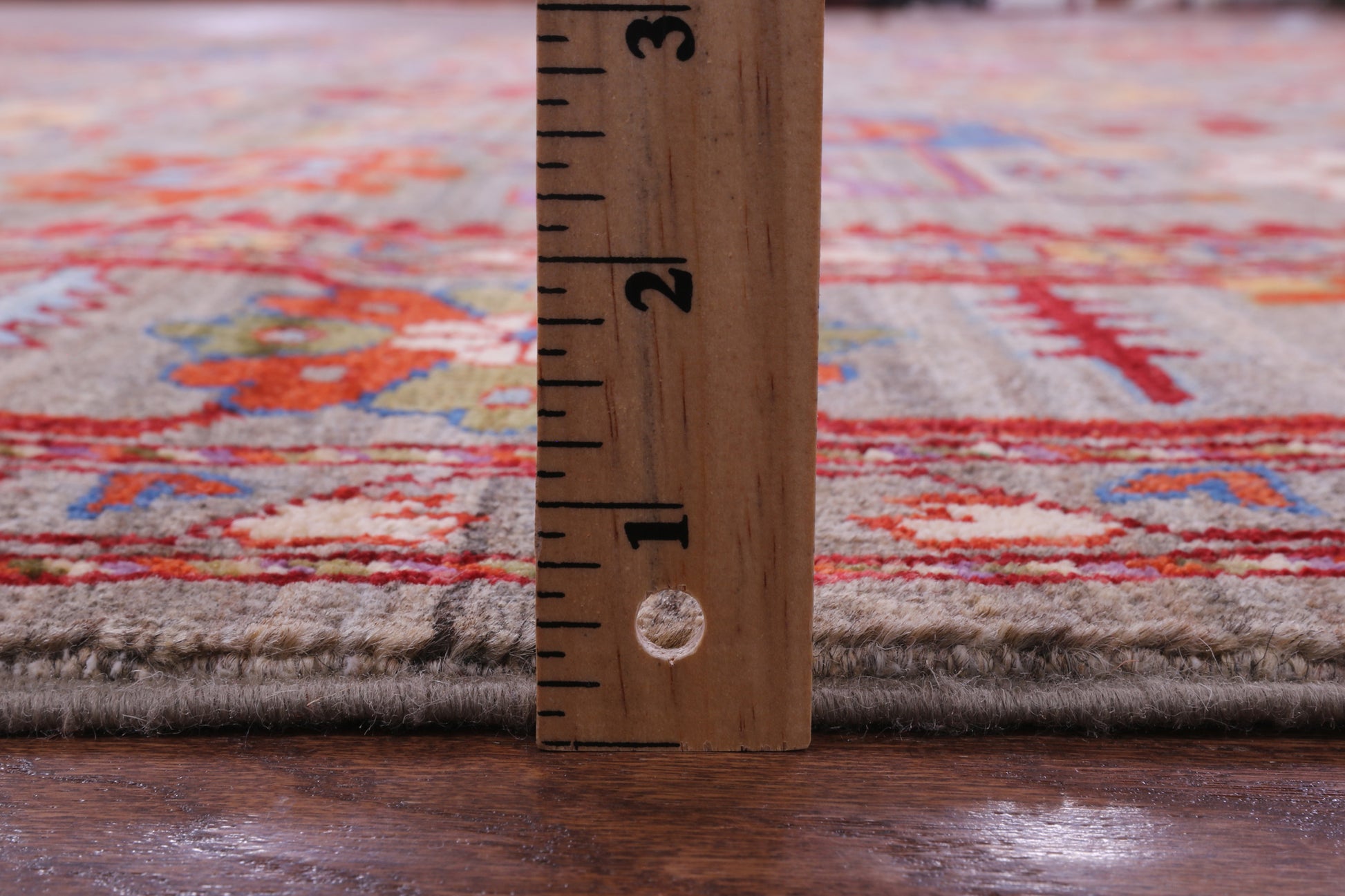 Persian Fine Serapi Hand Knotted Wool Rug - 8' 2" X 9' 11" - Golden Nile