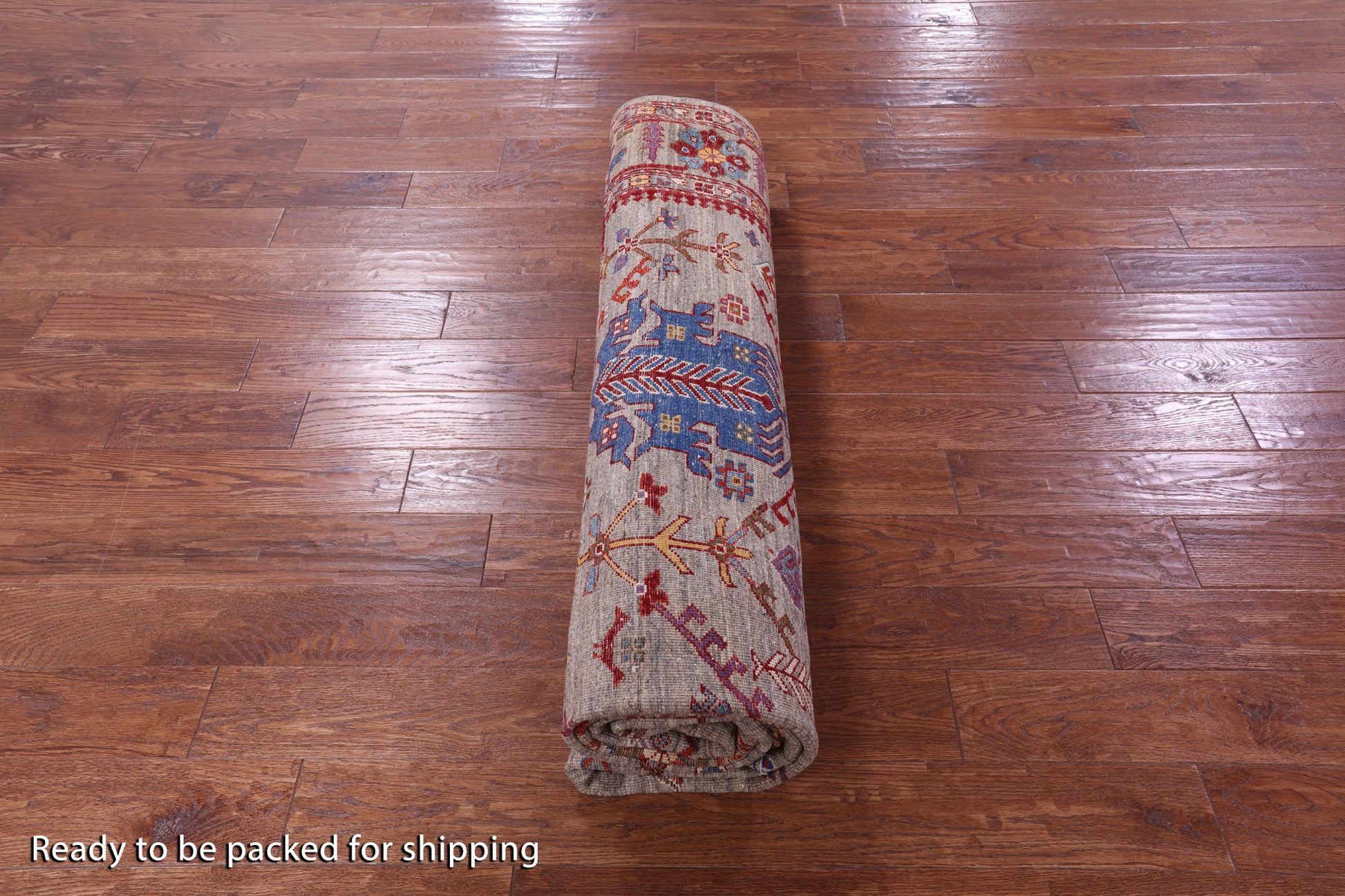 Persian Fine Serapi Hand Knotted Wool Rug - 8' 2" X 9' 11" - Golden Nile