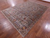 Peshawar Hand Knotted Wool Rug - 8' 9" X 12' 2" - Golden Nile