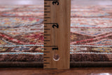 Brown Turkmen Ersari Handmade Wool Rug - 5' 2" X 6' 10" - Golden Nile