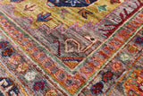 Turkmen Ersari Hand Knotted Wool Runner Rug - 2' 9" X 10' 1" - Golden Nile