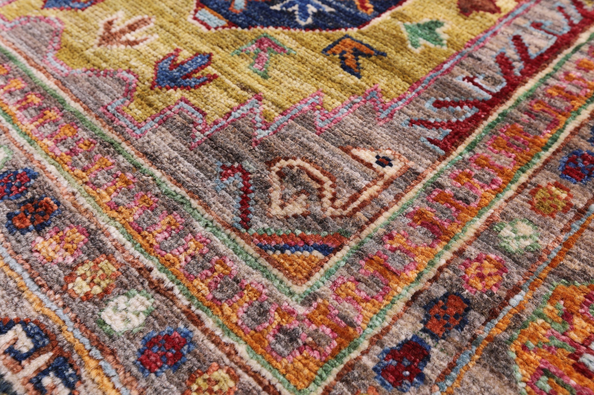 Turkmen Ersari Hand Knotted Wool Runner Rug - 2' 9" X 10' 1" - Golden Nile
