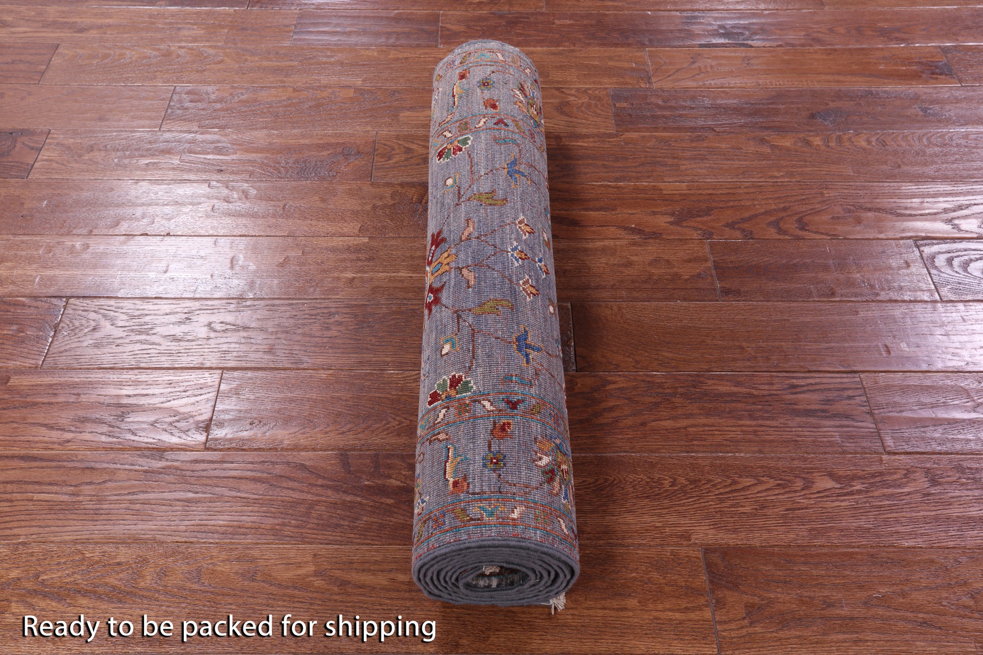Grey Peshawar Hand Knotted Wool Runner Rug - 2' 11" X 9' 0" - Golden Nile
