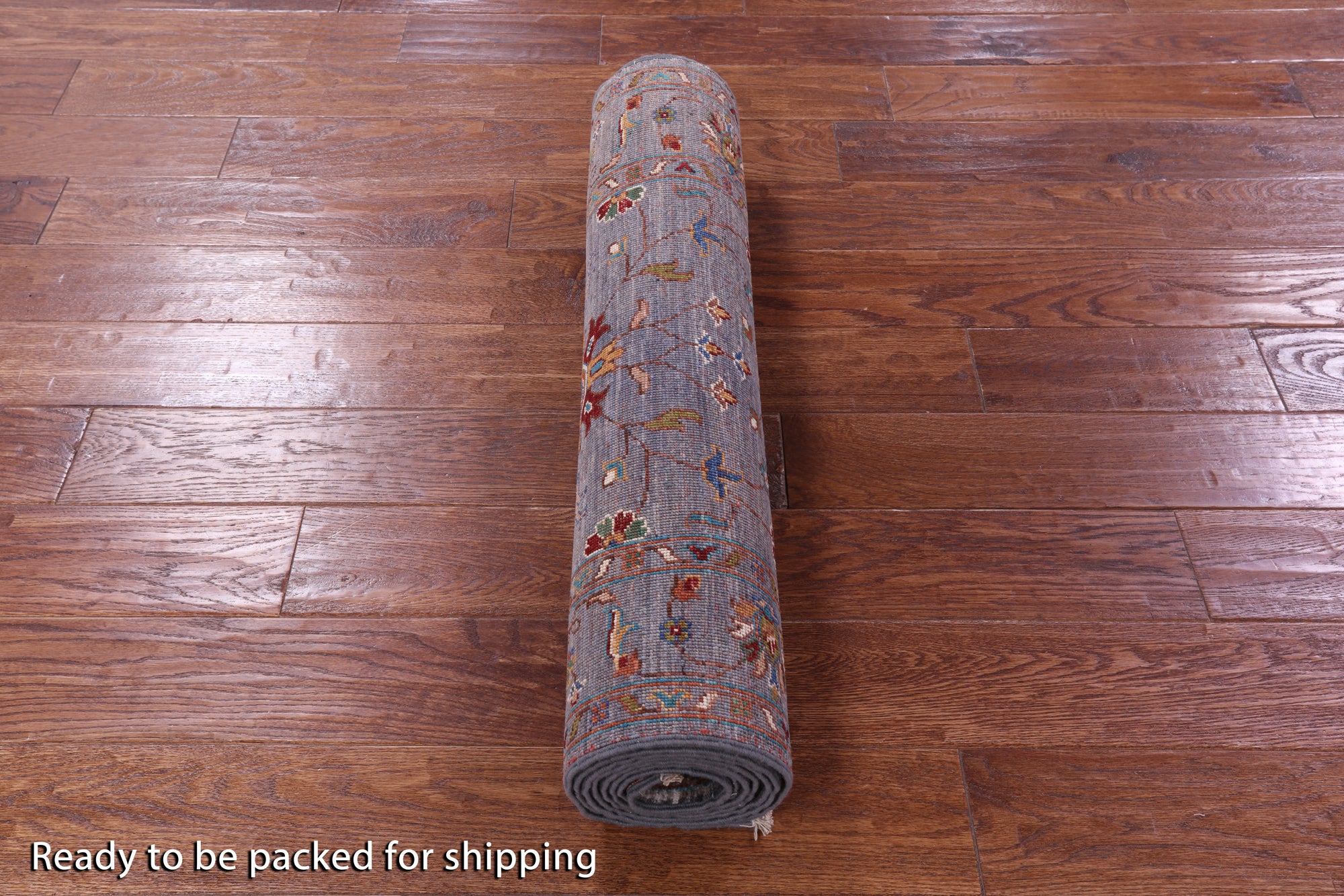 Grey Peshawar Hand Knotted Wool Runner Rug - 2' 11" X 9' 0" - Golden Nile