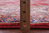 Red Super Kazak Hand Knotted Wool Rug - 8' 8" X 11' 11" - Golden Nile
