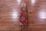 Red Super Kazak Hand Knotted Wool Rug - 8' 8" X 11' 11" - Golden Nile