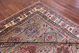 Super Kazak Hand Knotted Wool Rug - 8' 0" X 11' 7" - Golden Nile