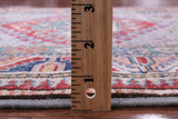 Grey Super Kazak Hand Knotted Wool Runner Rug - 2' 8" X 10' 3" - Golden Nile