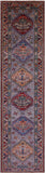 Grey Super Kazak Hand Knotted Wool Runner Rug - 2' 8" X 10' 3" - Golden Nile
