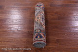 Super Kazak Hand Knotted Wool Runner Rug - 2' 9" X 10' 3" - Golden Nile