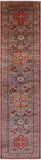 Super Kazak Hand Knotted Wool Runner Rug - 2' 6" X 10' 2" - Golden Nile