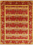William Morris Handmade Wool Area Rug - 8' 10" X 11' 7" - Golden Nile