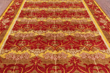 William Morris Handmade Wool Area Rug - 8' 10" X 11' 7" - Golden Nile