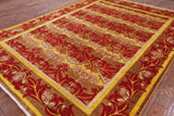 William Morris Handmade Wool Area Rug - 8' 10" X 11' 7" - Golden Nile