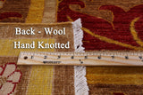 William Morris Handmade Wool Area Rug - 8' 10" X 11' 7" - Golden Nile
