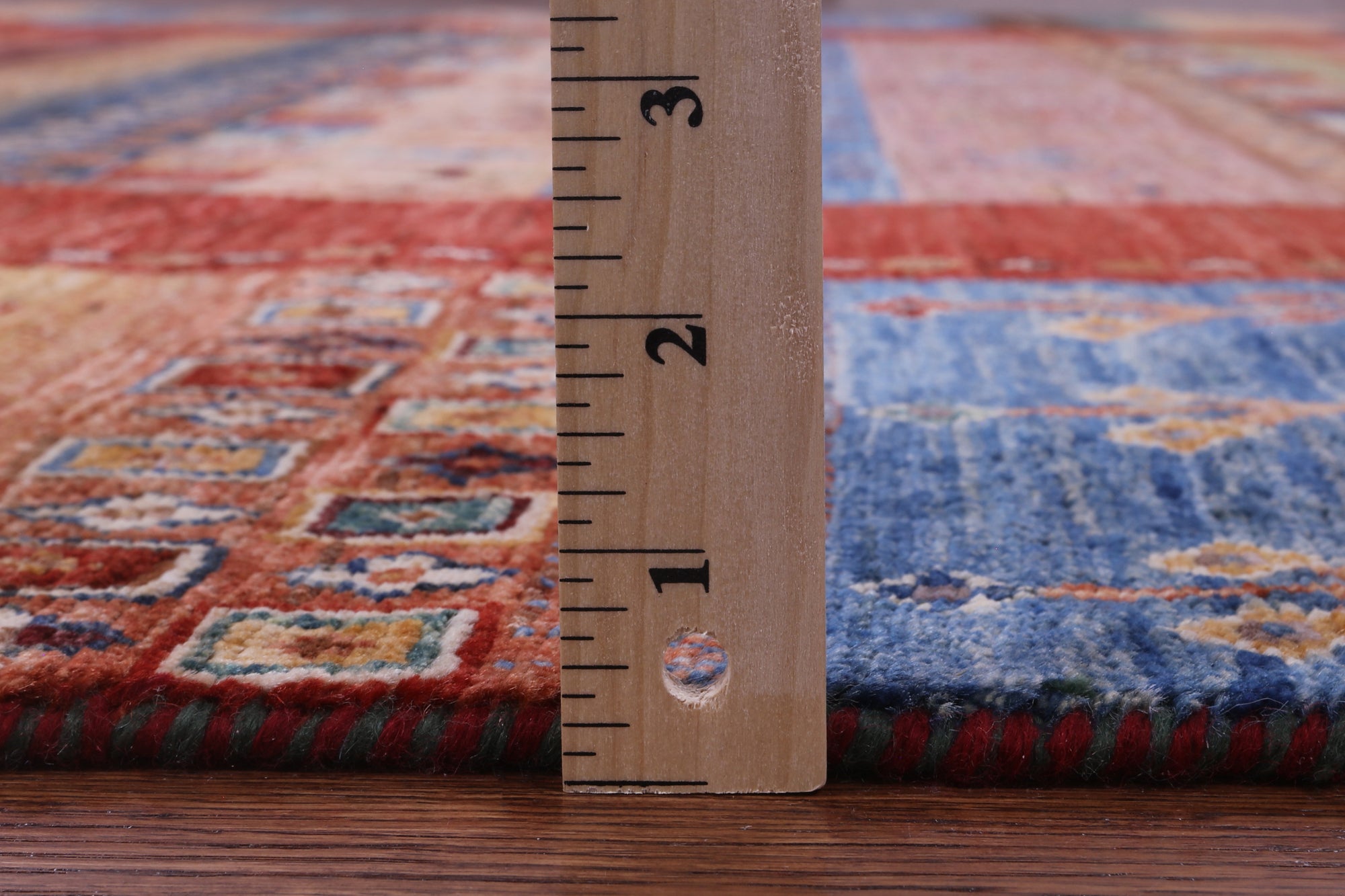 Persian Tribal Gabbeh Hand Knotted Wool Rug - 8' 1" X 10' 2" - Golden Nile