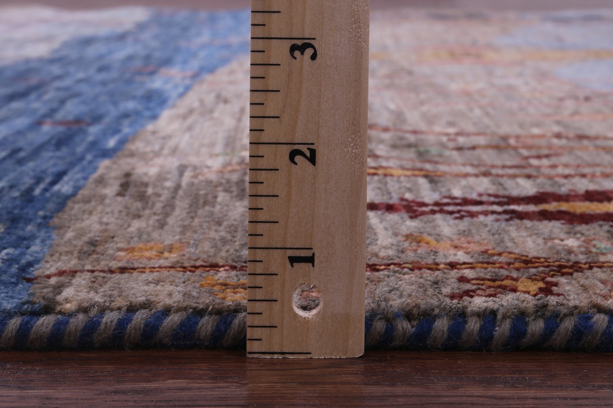 Tribal Persian Gabbeh Hand Knotted Wool Rug - 5' 7" X 7' 9" - Golden Nile