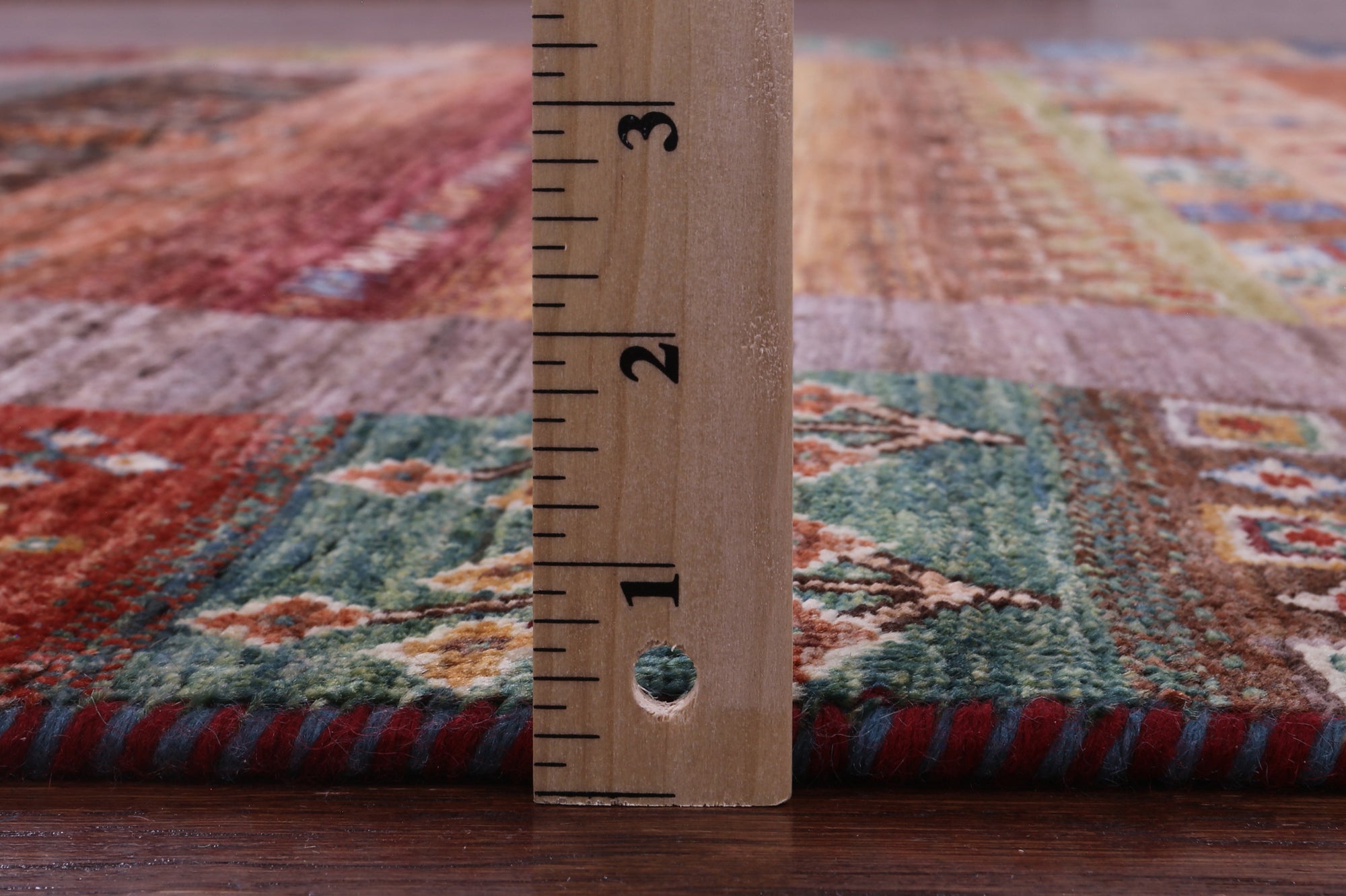 Tribal Persian Gabbeh Hand Knotted Wool Rug - 5' 7" X 8' 0" - Golden Nile