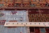 Tribal Persian Gabbeh Hand Knotted Wool Rug - 4' 11" X 6' 6" - Golden Nile