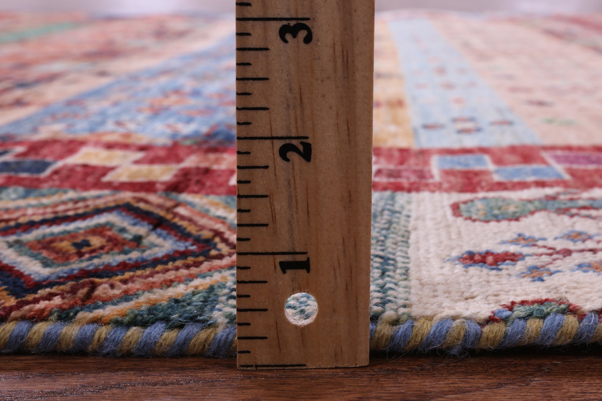 Tribal Persian Gabbeh Hand Knotted Wool Rug - 4' 11" X 6' 6" - Golden Nile
