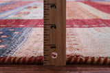 Tribal Persian Gabbeh Hand Knotted Wool Rug - 6' 7" X 9' 10" - Golden Nile
