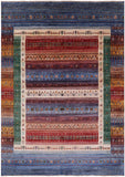 Persian Gabbeh Tribal Hand Knotted Wool Rug - 6' 11" X 9' 10" - Golden Nile