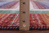 Persian Gabbeh Tribal Hand Knotted Wool Rug - 6' 11" X 9' 10" - Golden Nile