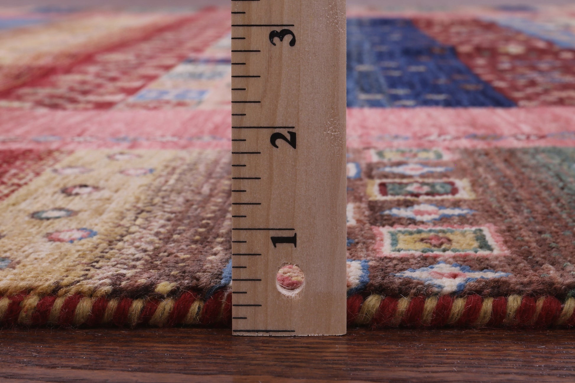 Tribal Persian Gabbeh Handmade Wool Rug - 6' 11" X 9' 11" - Golden Nile