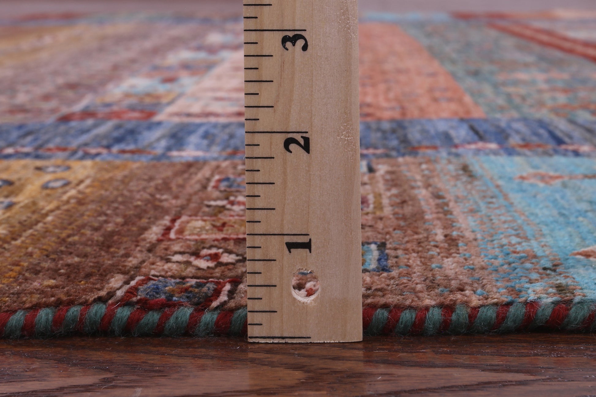 Tribal Persian Gabbeh Hand Knotted Wool Rug - 6' 10" X 9' 8" - Golden Nile