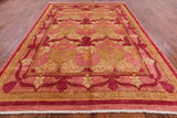 William Morris Hand Knotted Wool Area Rug - 8' 8" X 11' 8" - Golden Nile