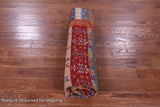 Persian Gabbeh Tribal Hand Knotted Wool Rug - 7' 0" X 9' 8" - Golden Nile