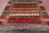 Tribal Persian Gabbeh Hand Knotted Wool Rug - 5' 7" X 7' 11" - Golden Nile