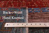 Tribal Persian Gabbeh Hand Knotted Wool Rug - 5' 7" X 7' 11" - Golden Nile