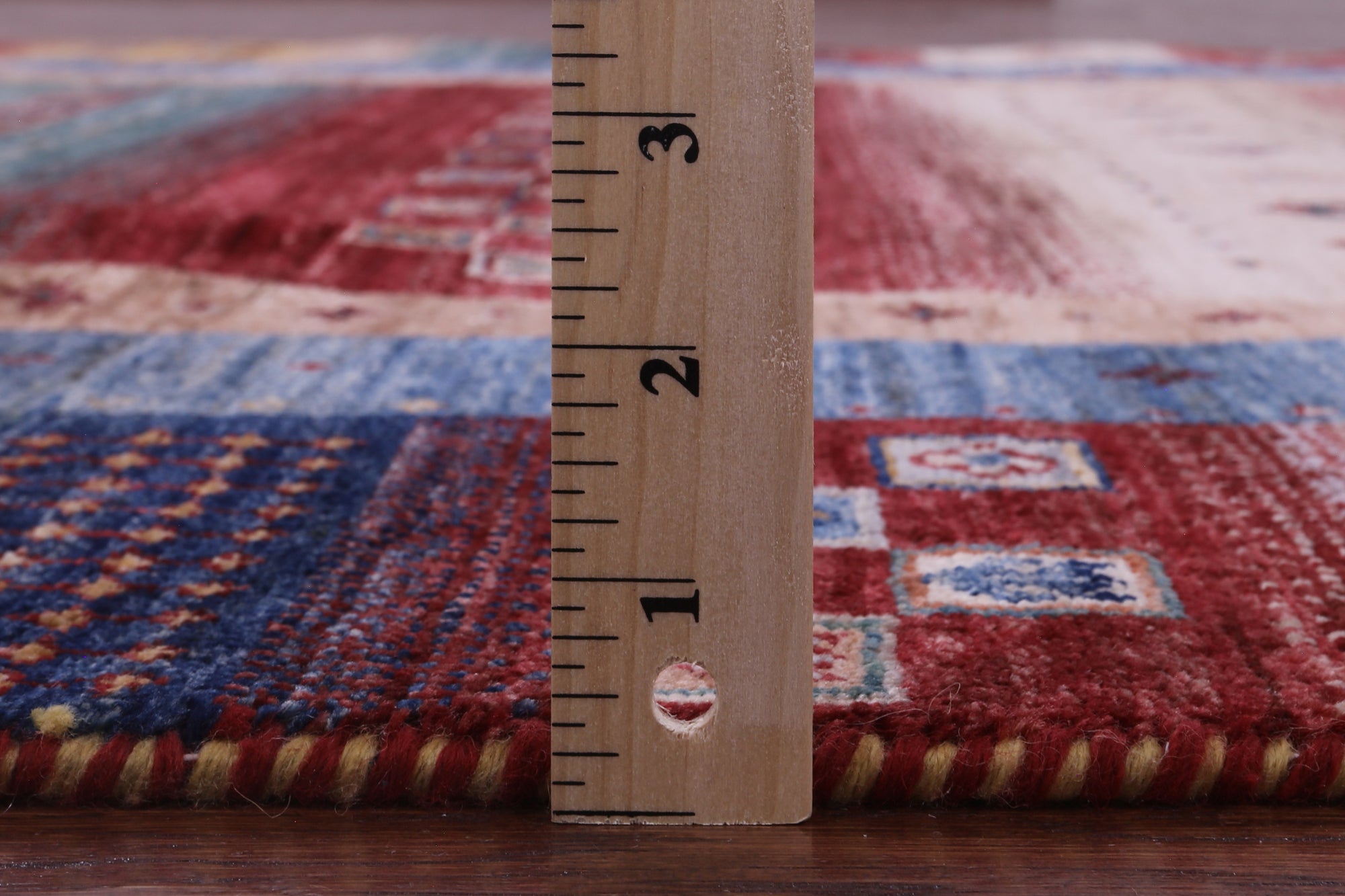 Tribal Persian Gabbeh Handmade Wool Rug - 5' 9" X 7' 10" - Golden Nile