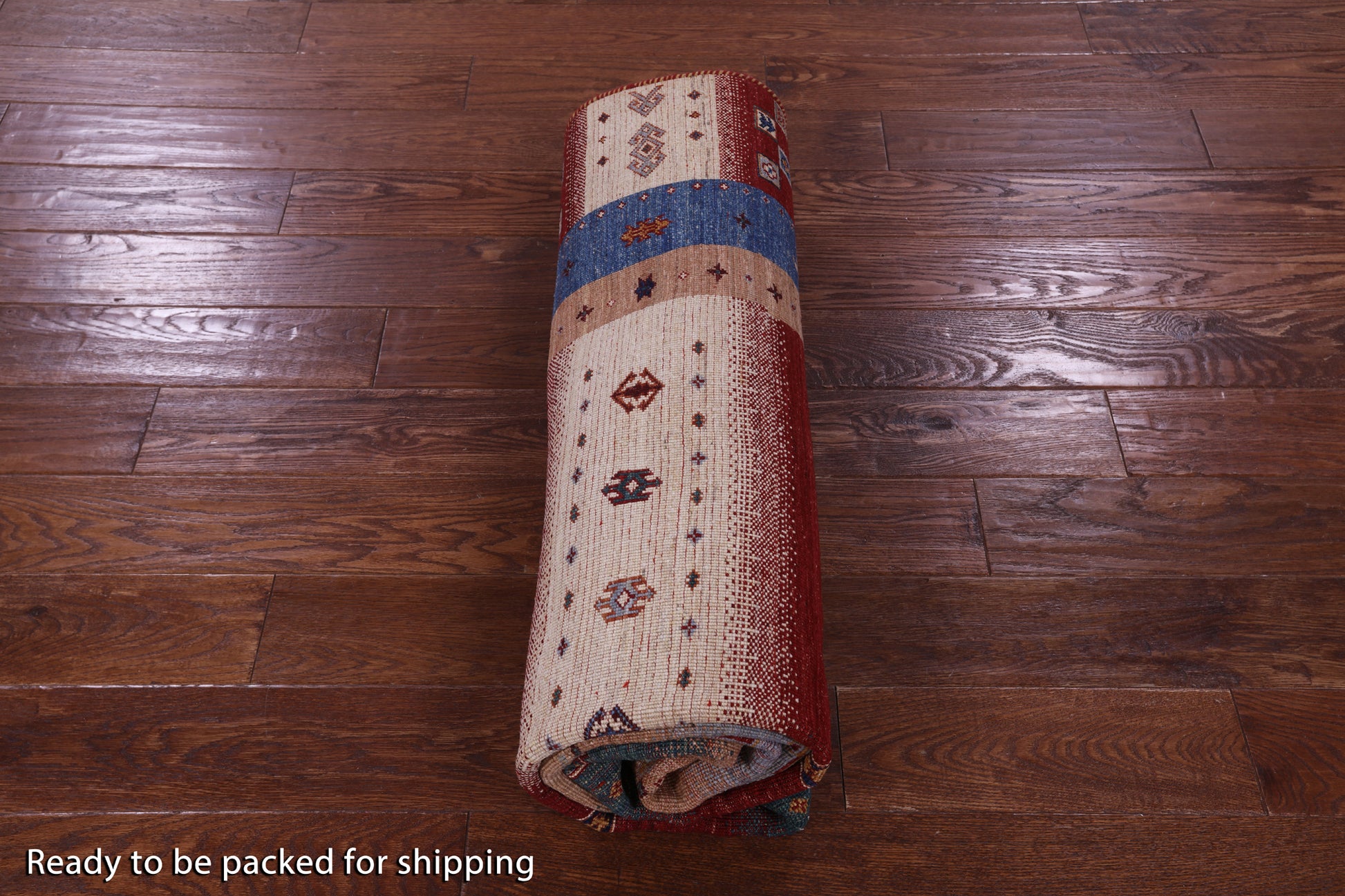 Tribal Persian Gabbeh Handmade Wool Rug - 5' 9" X 7' 10" - Golden Nile